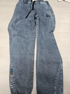 Men's Streetwear Denim Jogger Pants photo review