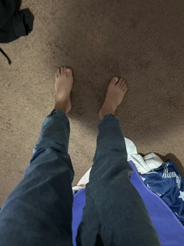 Men's Streetwear Denim Jogger Pants photo review