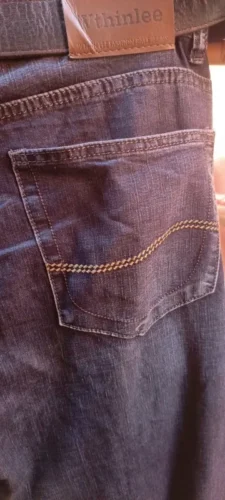 New Straight Stretch Casual Jeans photo review