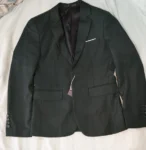 Plus Size Solid Color Blazer Suit photo review